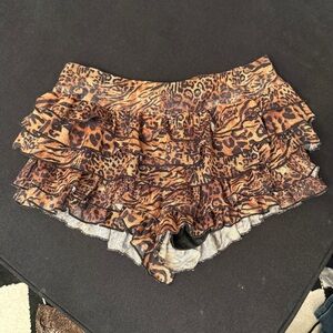 Ruffle Leopard Print bloomers